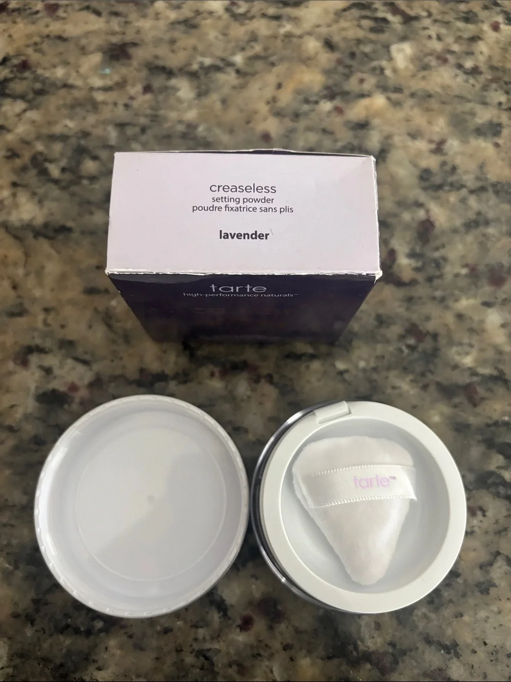 tarte Creaseless Setting Powder - Lavender NEVER USED